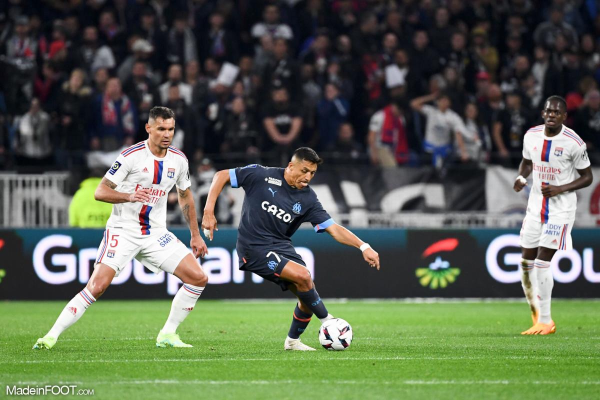 Alexis Sanchez sous le maillot de l'Olympique de Marseille