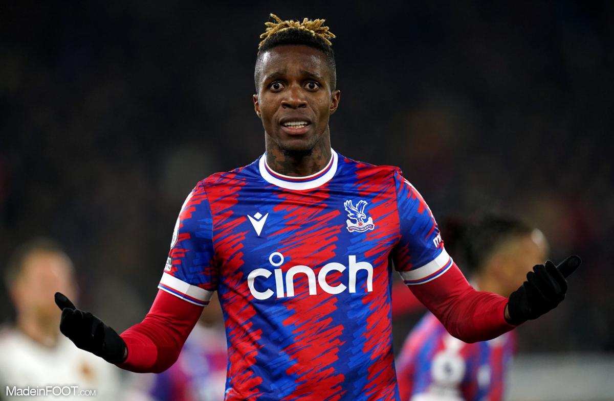 Wilfried Zaha sus les couleurs de Crystal Palace