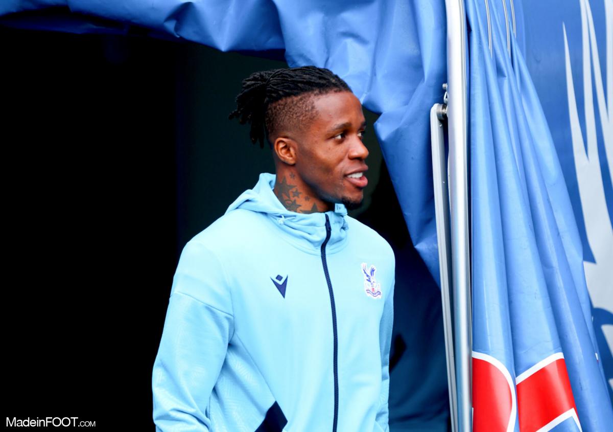 Wilfried Zaha sous le maillot de Crystal Palace