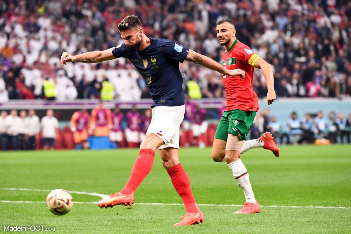 Romain Saiss sous les couleurs du Maroc.