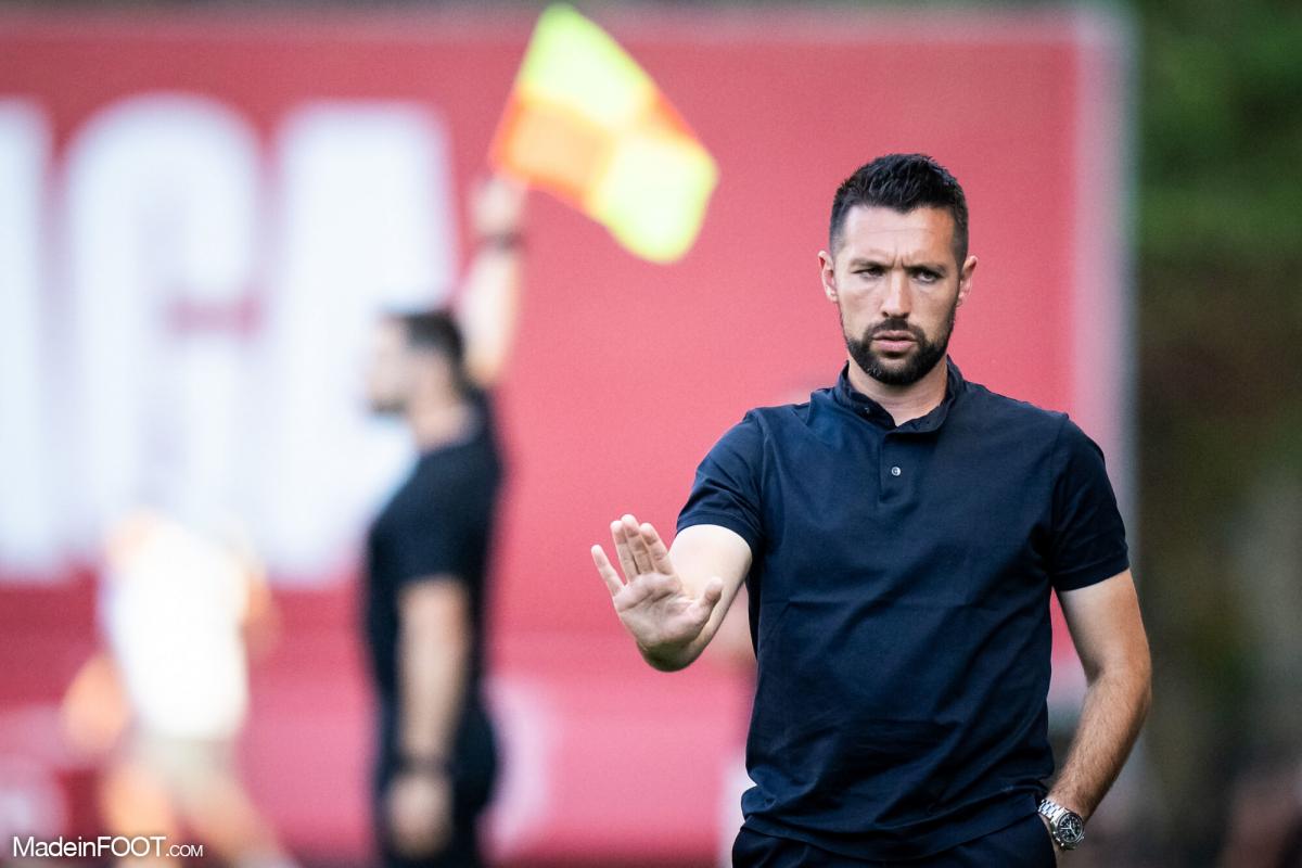 Francesco Farioli, l'entraîneur de l'OGC Nice.