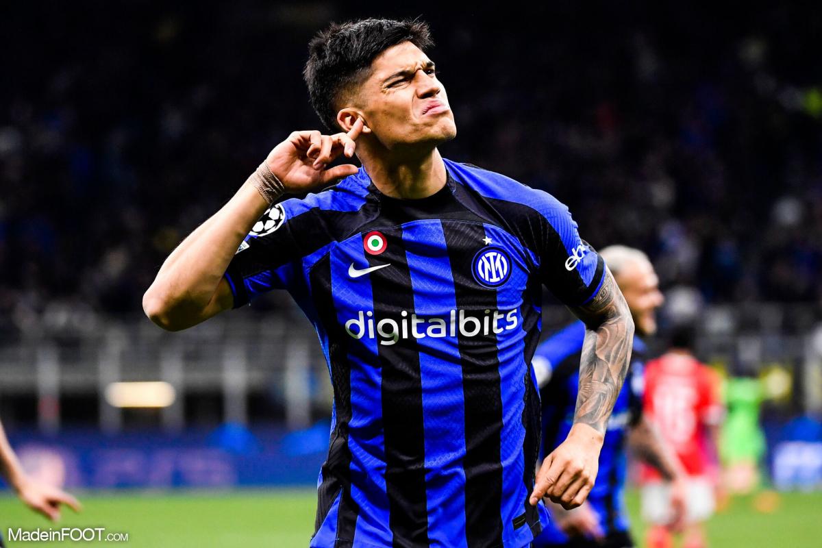 Joaquin Correa avec le maillot de l'Inter Milan