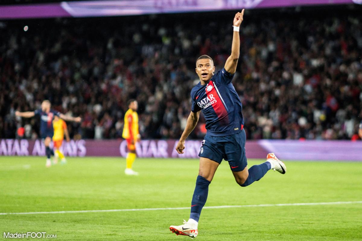 Kylian Mbappé avec le PSG