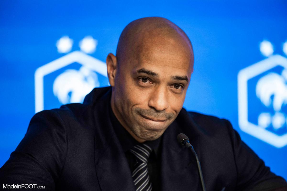 Thierry Henry, le sélectionneur de l'équipe de France Espoirs.