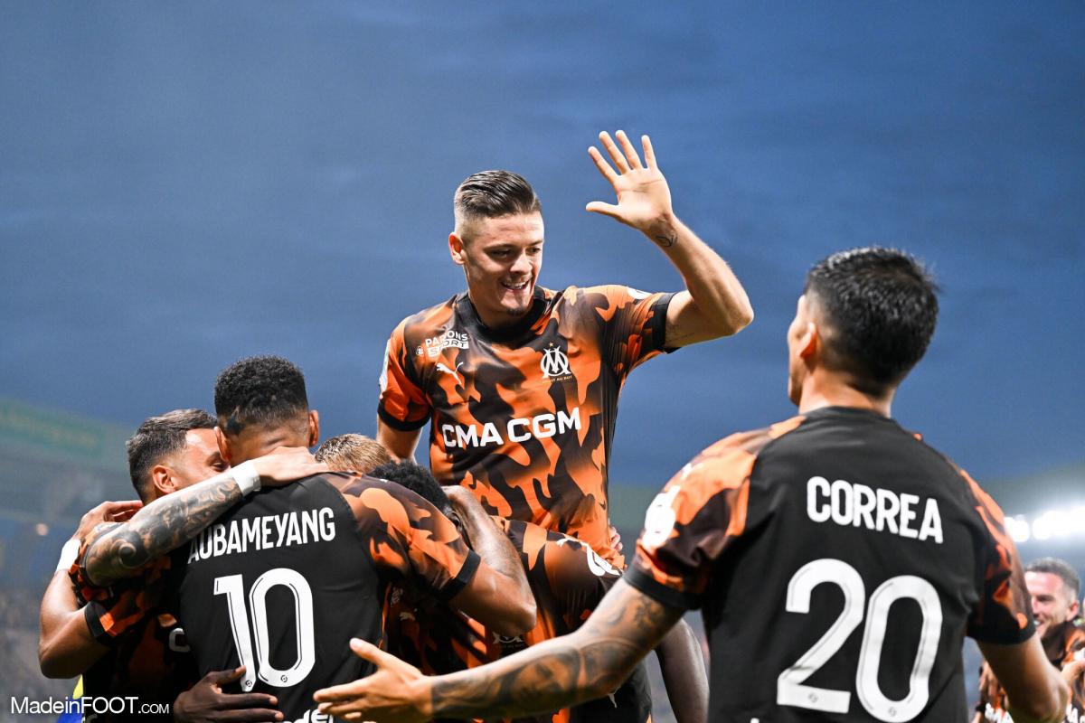 Les joueurs de l'OM.