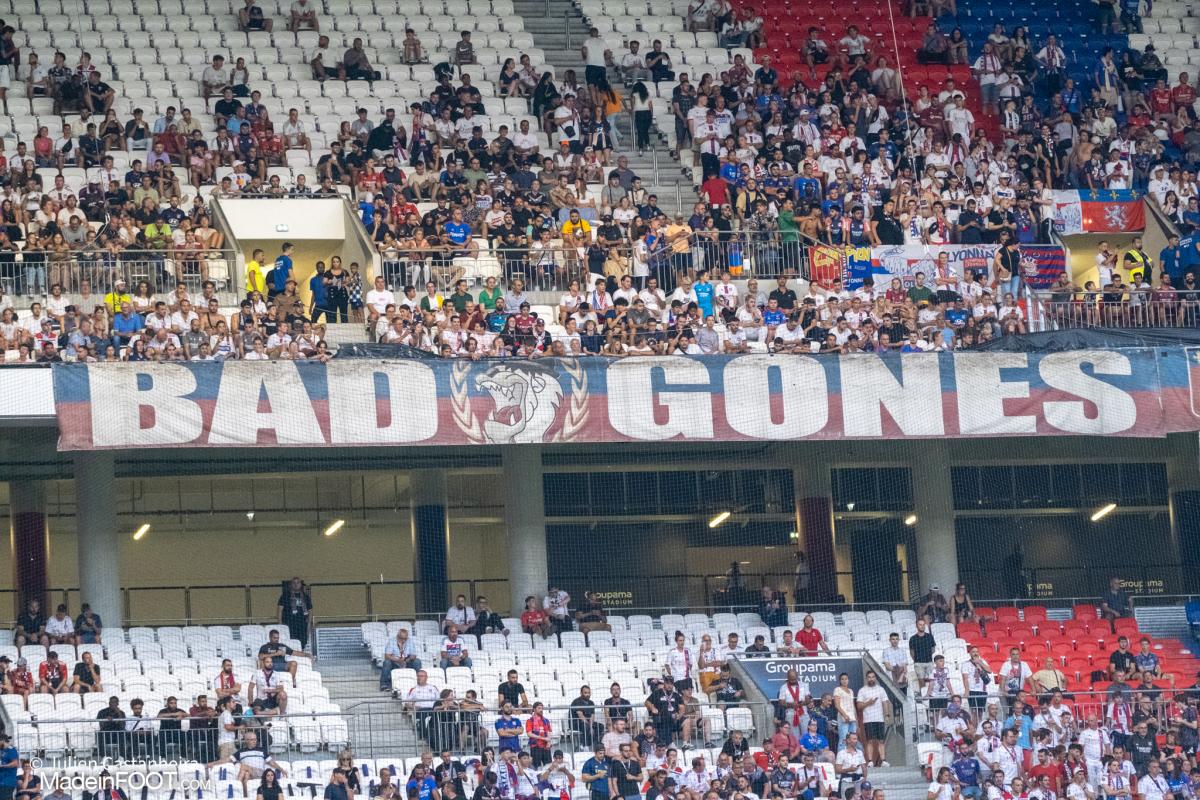 Les Bad Gones, principal groupe de supporters de l'OL