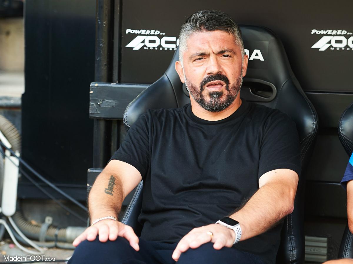 Gennaro Gattuso, entraîneur de l'OM.