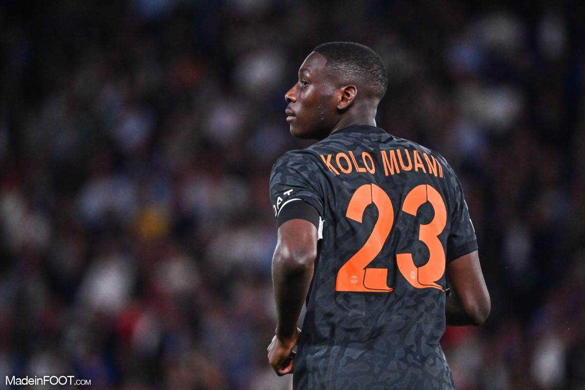 Randal Kolo Muani, joueur du PSG.