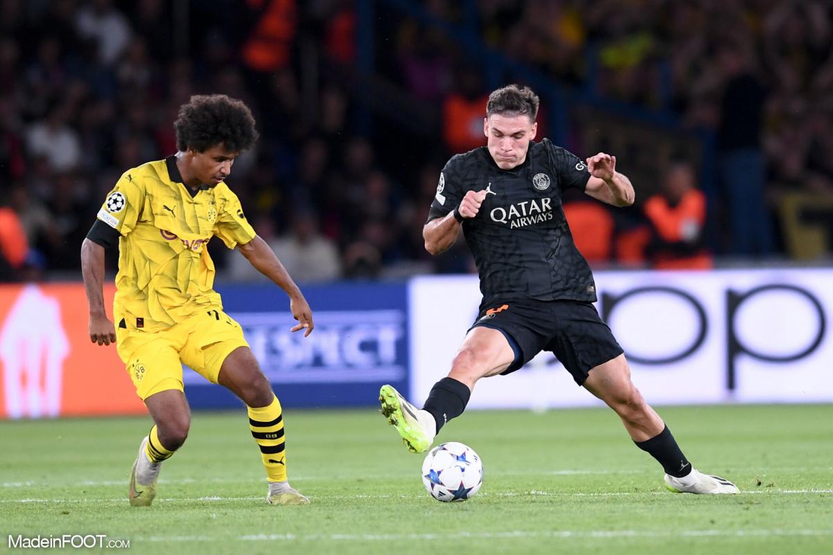 Manuel Ugarte avec le PSG