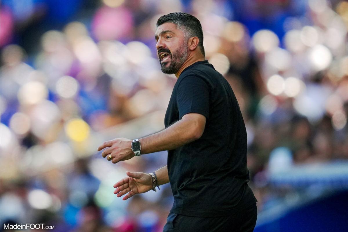 Gennaro Gattuso, entraîneur de l'OM.