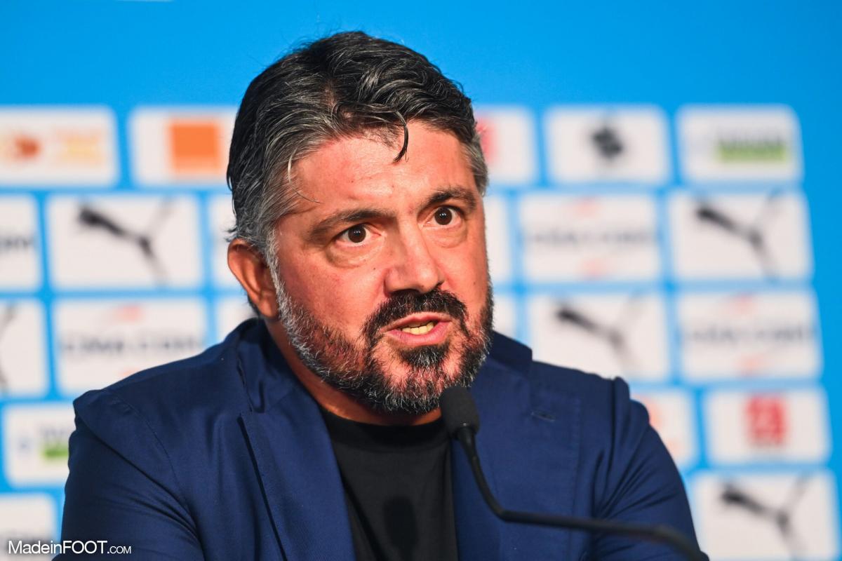Gennaro Gattuso, entraîneur de l'OM.