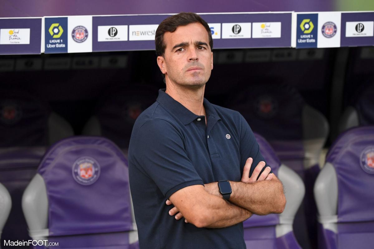 Carles Martinez Novell, l'entraîneur du Toulouse FC.