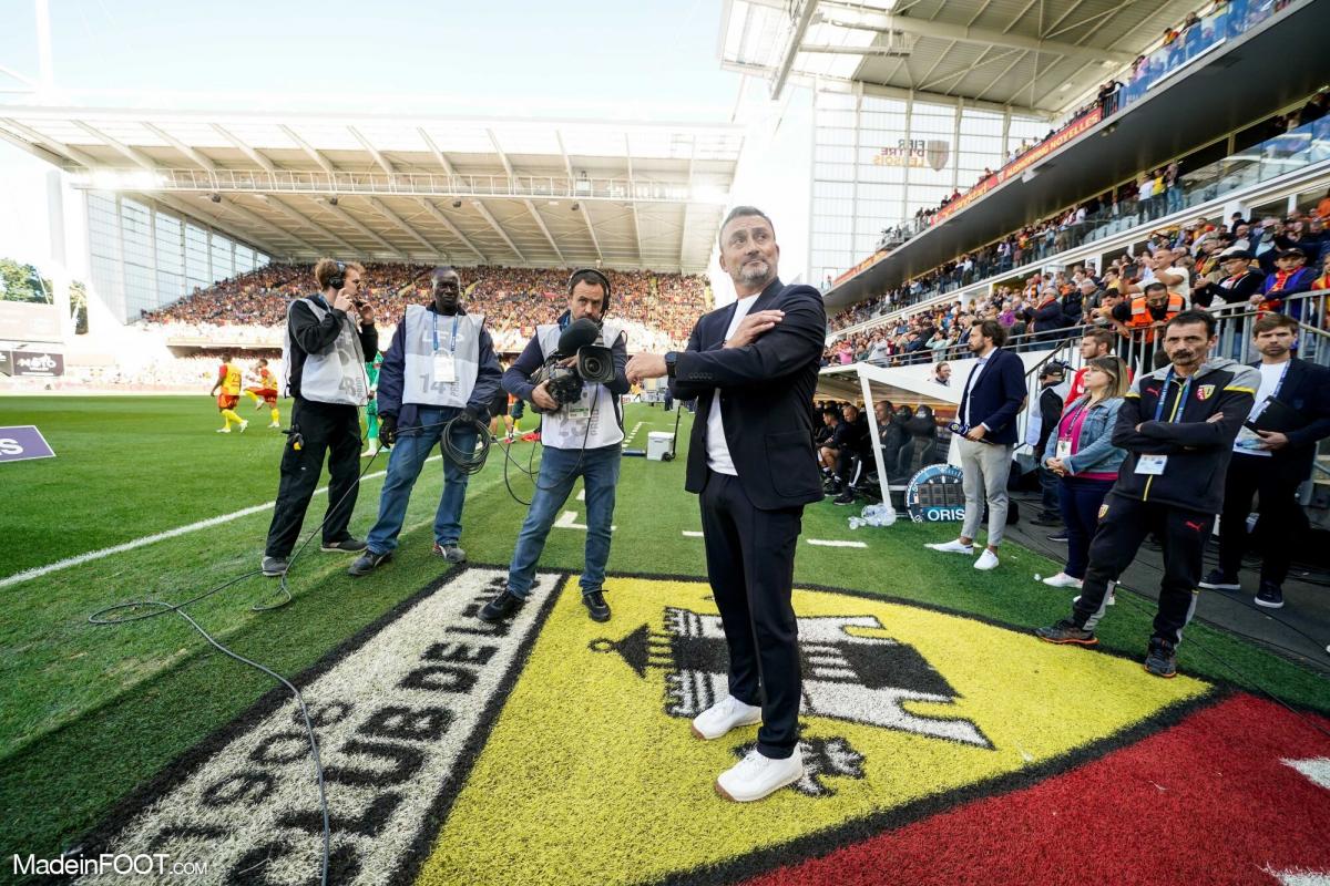 Franck Haise, l'entraîneur du RC Lens.