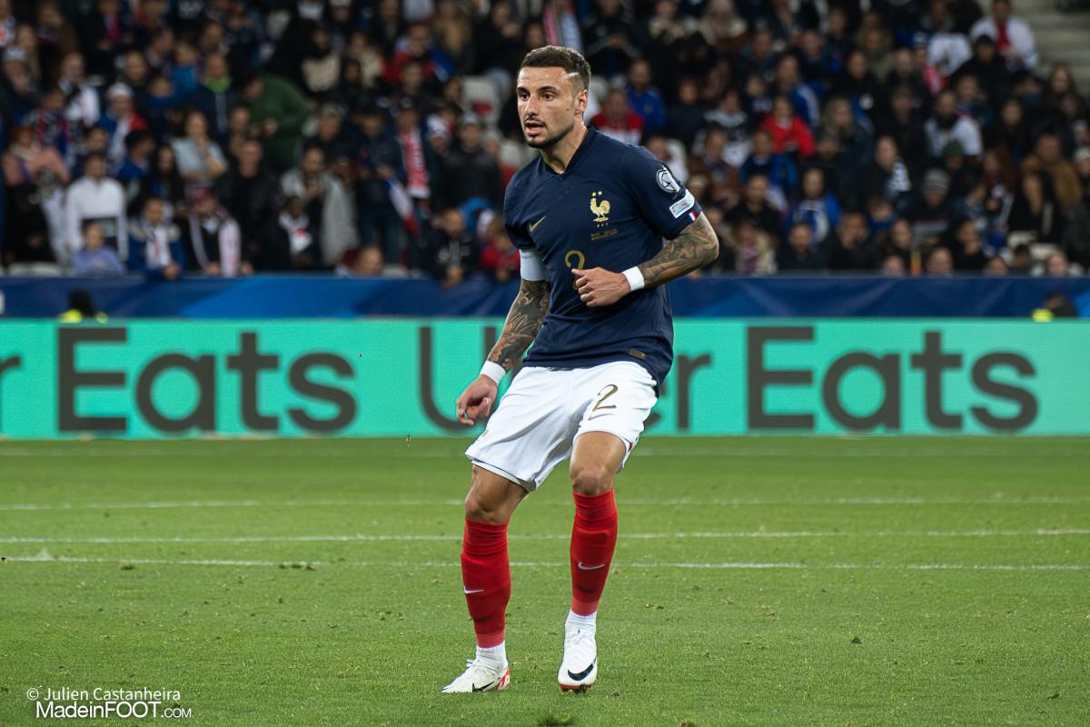 Jonathan Clauss avec les Bleus