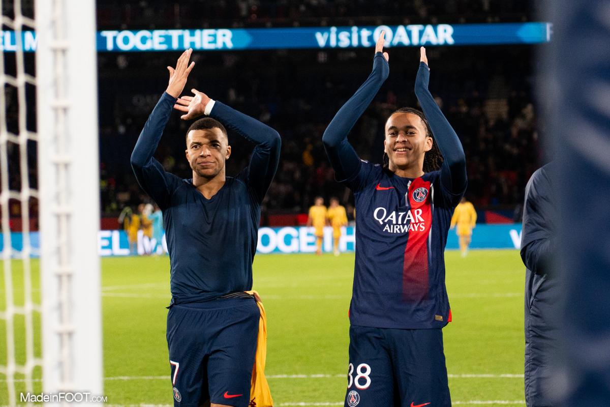 Ethan Mbappé avec Kylian Mbappé