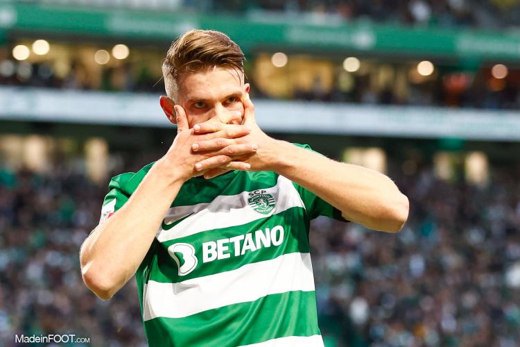 Viktor Gyökeres, attaquant du Sporting Portugal
