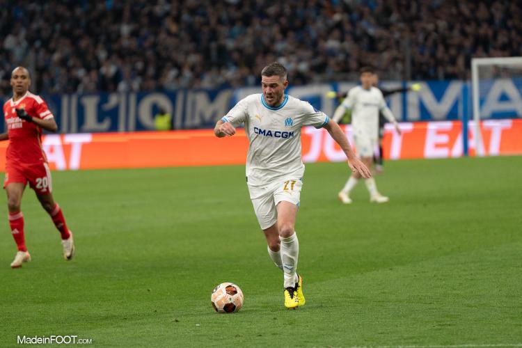 Jordan Veretout avec l'OM