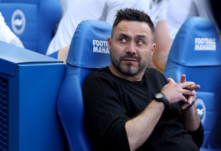 Roberto De Zerbi, l'entraîneur de l'Olympique de Marseille.