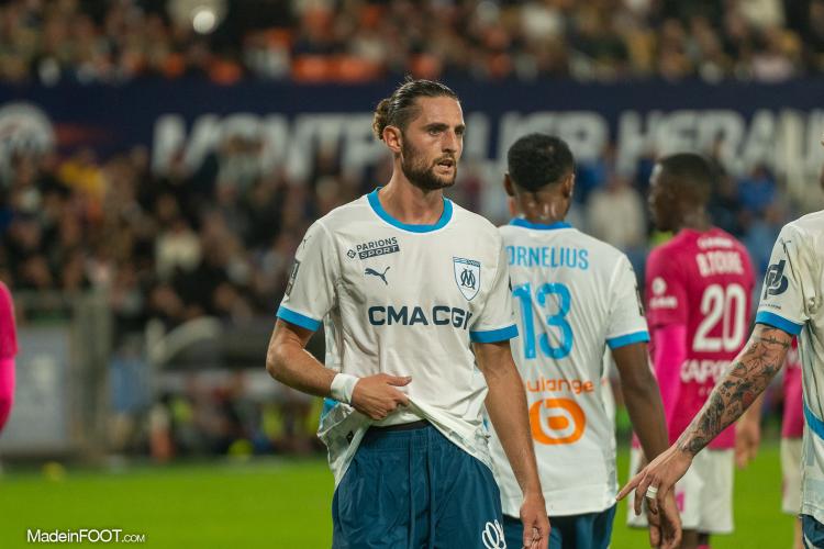 Adrien Rabiot sous le maillot de l'OM