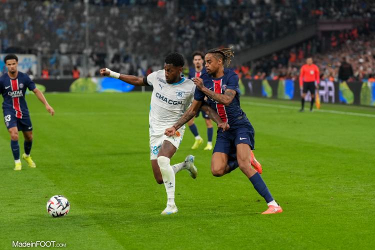 Amir Murillo, le défenseur latéral droit de l'Olympique de Marseille.