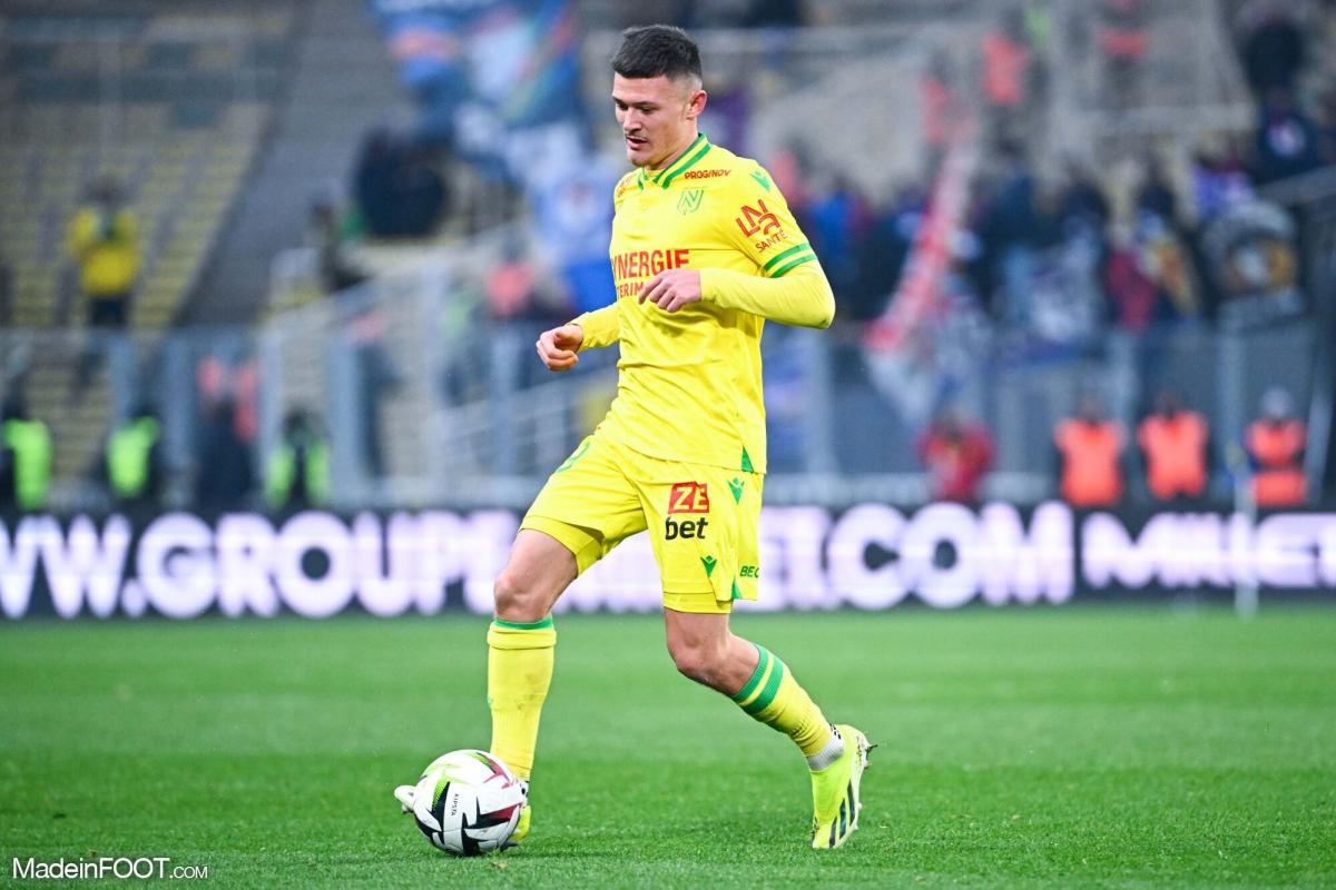 Quentin Merlin avec Nantes