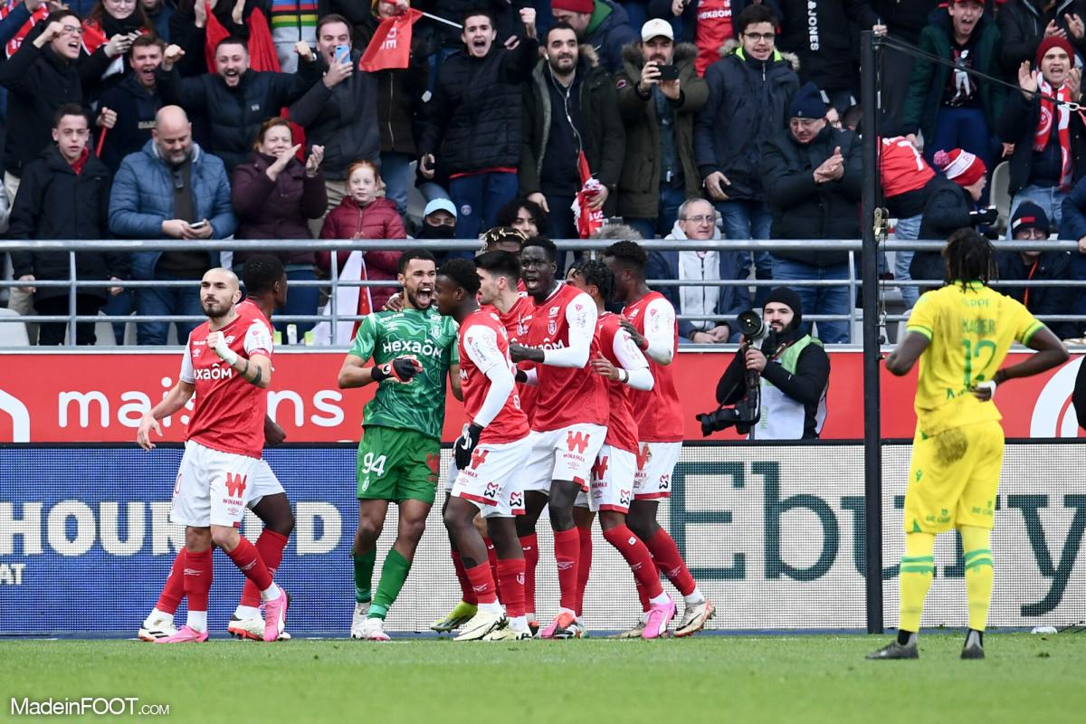 Yehvann Diouf, le gardien de but du Stade de Reims.
