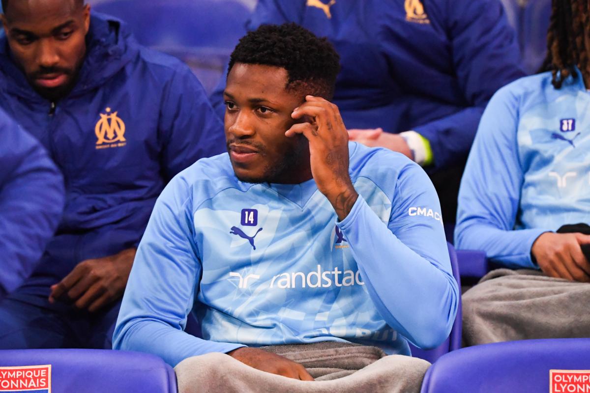 Faris Moumbagna, joueur de l'Olympique de Marseille