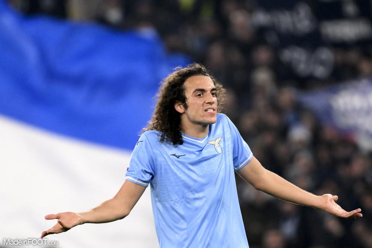 Mattéo Guendouzi avec la Lazio