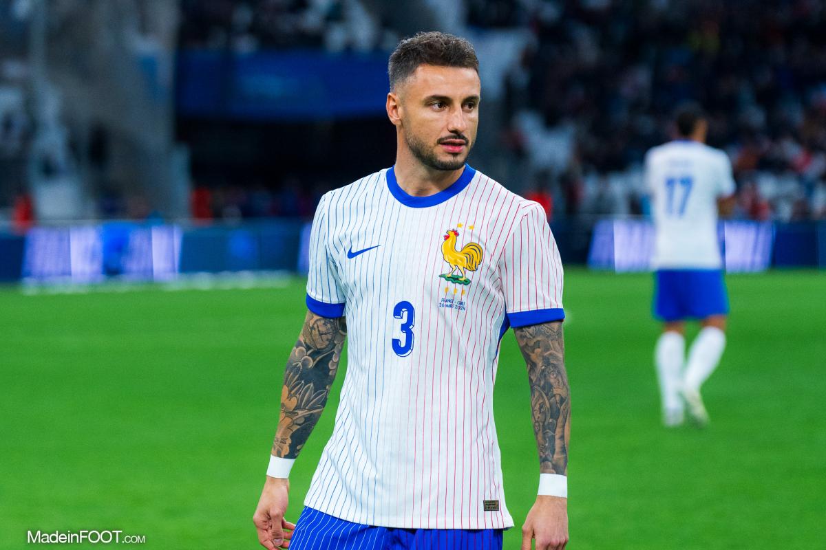 Jonathan Clauss, le défenseur latéral droit de l'OM et de l'équipe de France.