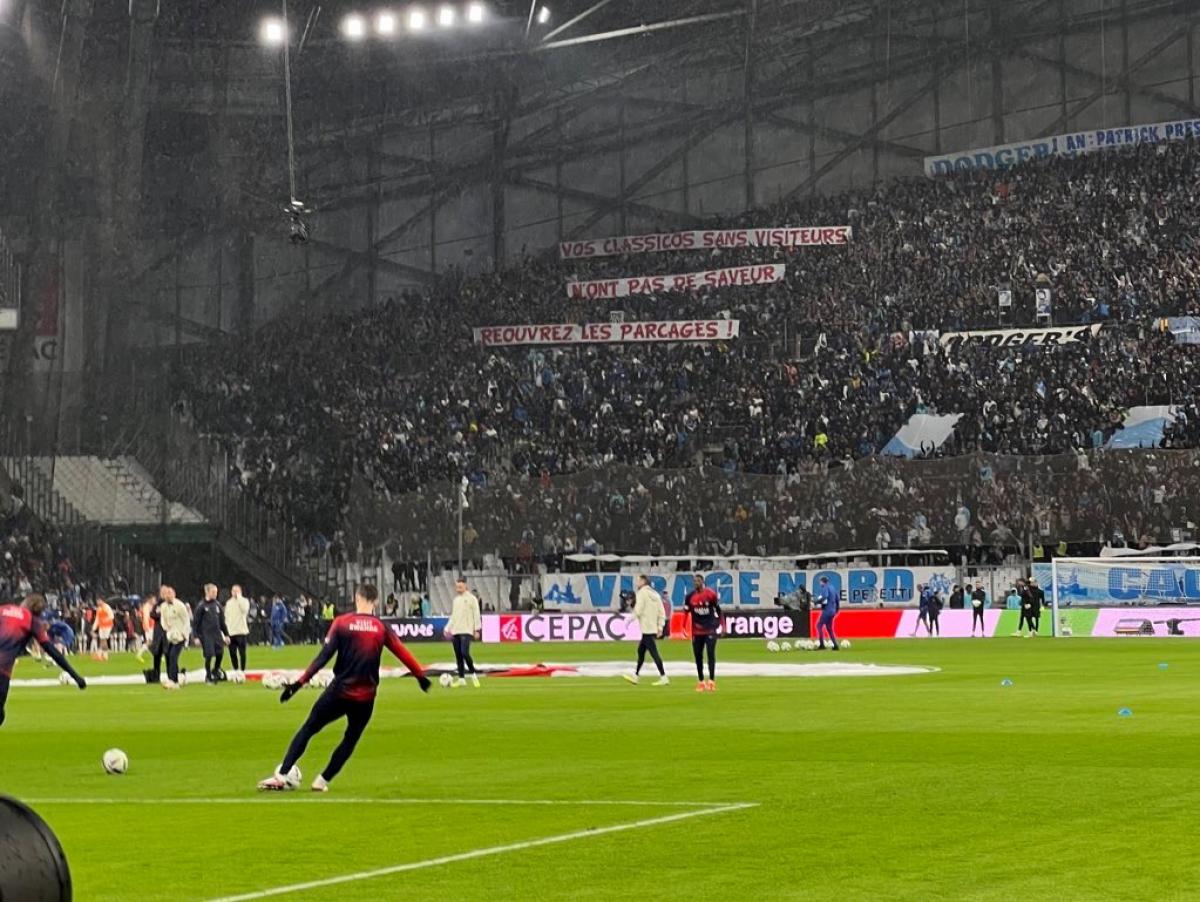 Les supporters de l'OM. 