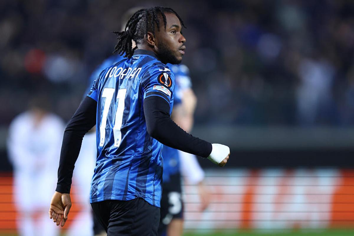 Ademola Lookman, attaquant de l'Atalanta Bergame.