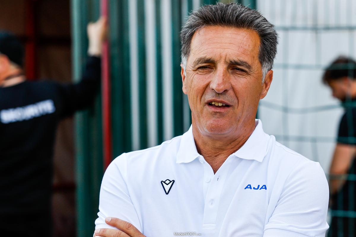 Christophe Pélissier, l'entraîneur de l'AJ Auxerre.