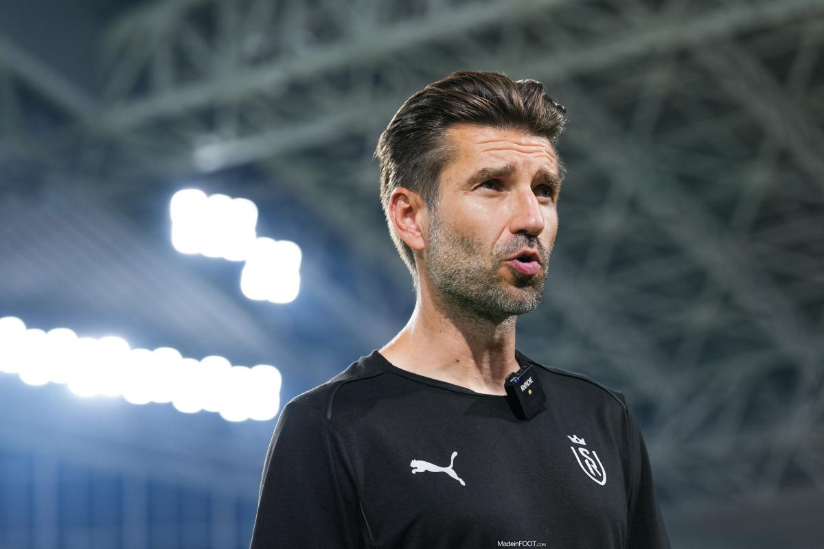 Luka Elsner, l'entraîneur du Stade de Reims.