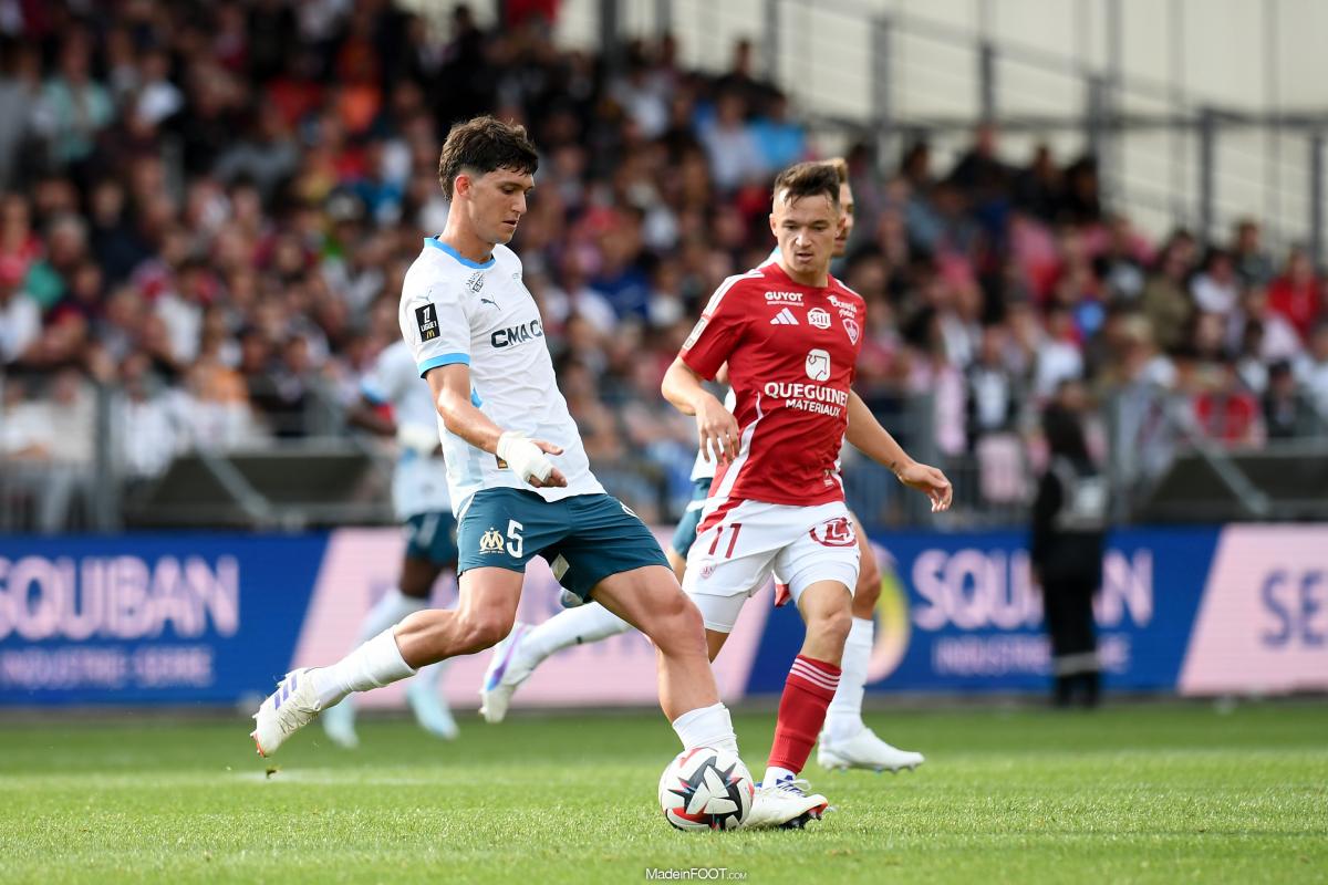 Leonardo Balerdi, le défenseur central de l'Olympique de Marseille.