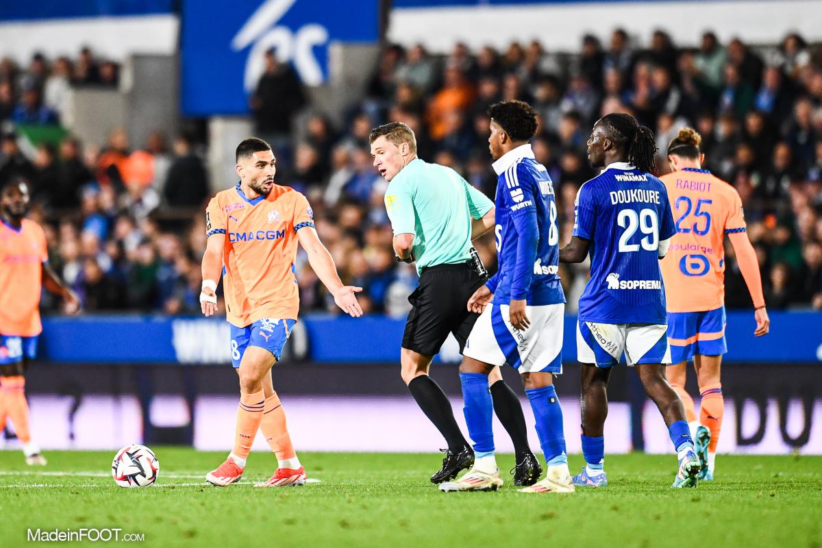 Neal Maupay avec l'OM