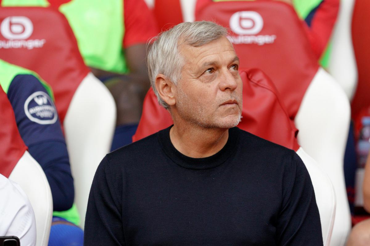 Bruno Genesio, le désormais ex-entraîneur du Lille OSC.