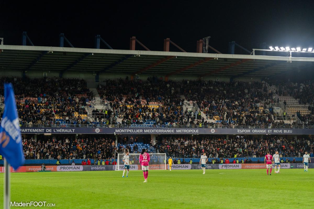 Les supporters du MHSC.