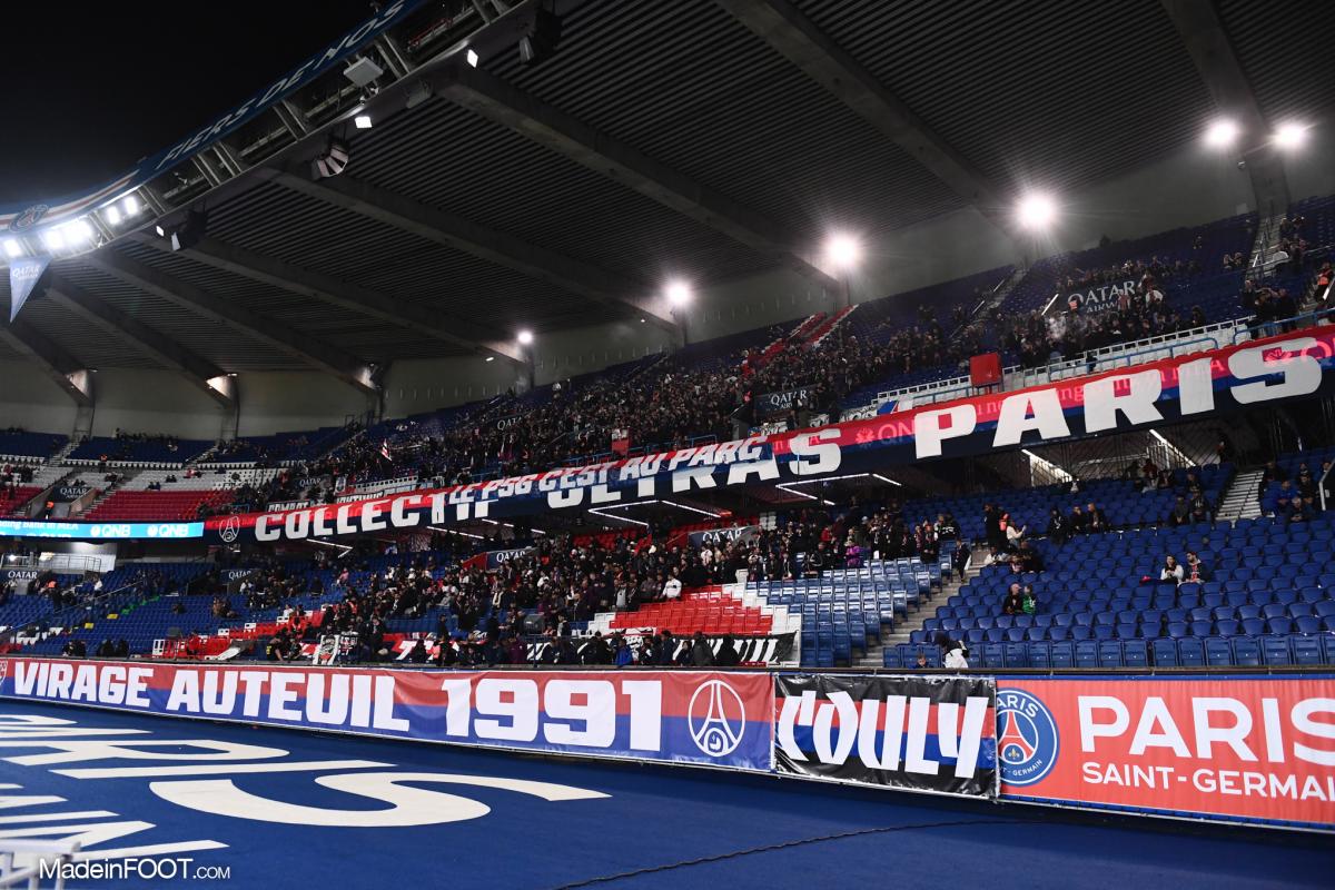 Les supporters parisiens. 