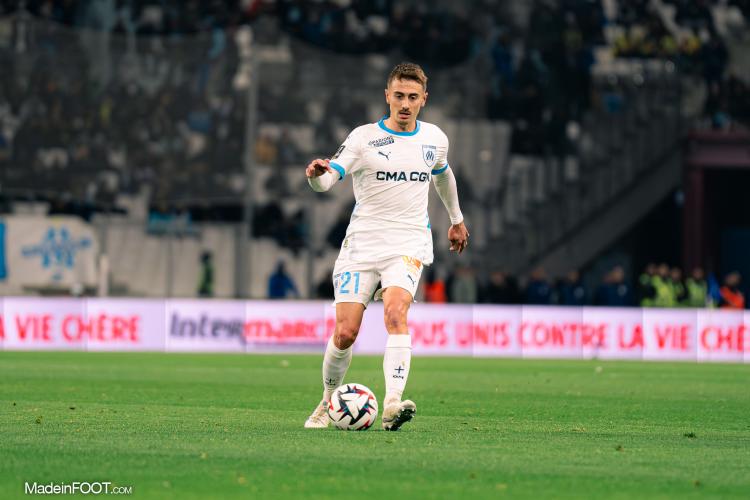 Valentin Rongier avec l'OM