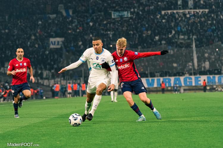 Mason Greenwood, au duel avec Hakon Haraldsson.