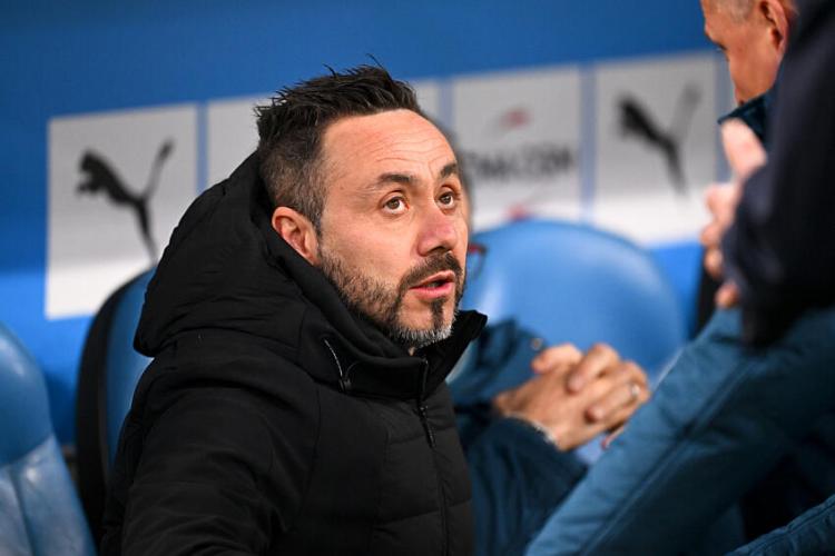 Roberto De Zerbi, l'entraîneur de l'Olympique de Marseille.