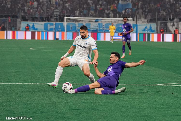 Neal Maupay, l'attaquant de l'Olympique de Marseille.
