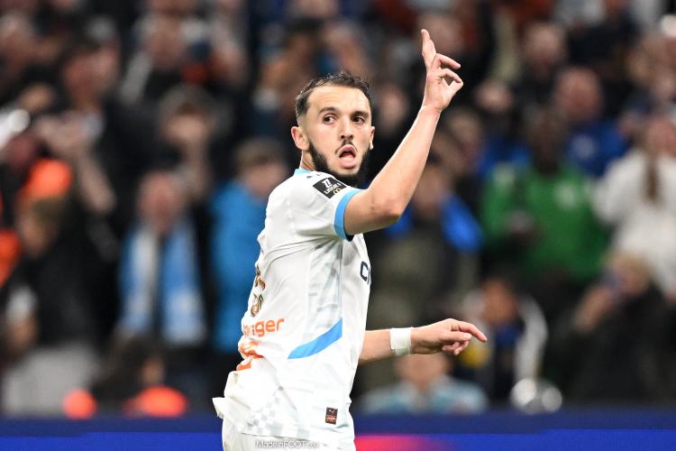 OM - La joie d'Amine Gouiri après le magnifique succès contre Angers SCO