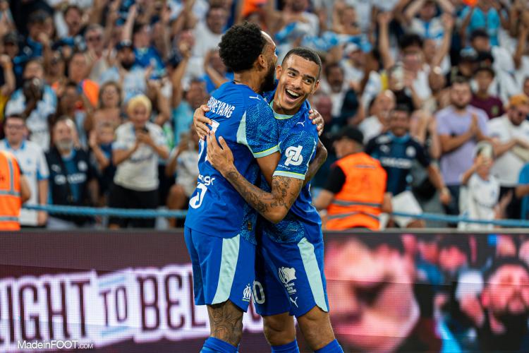 Pierre-Emerick Aubameyang et Mason Greenwood.