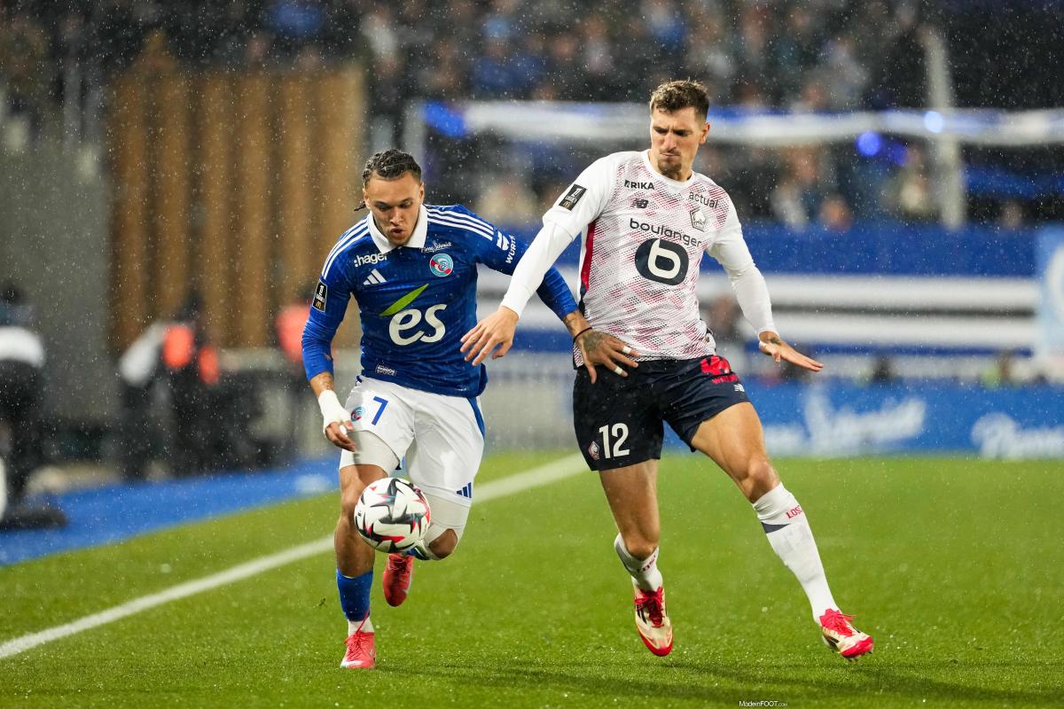 Thomas Meunier (à droite), latéral droit du LOSC 