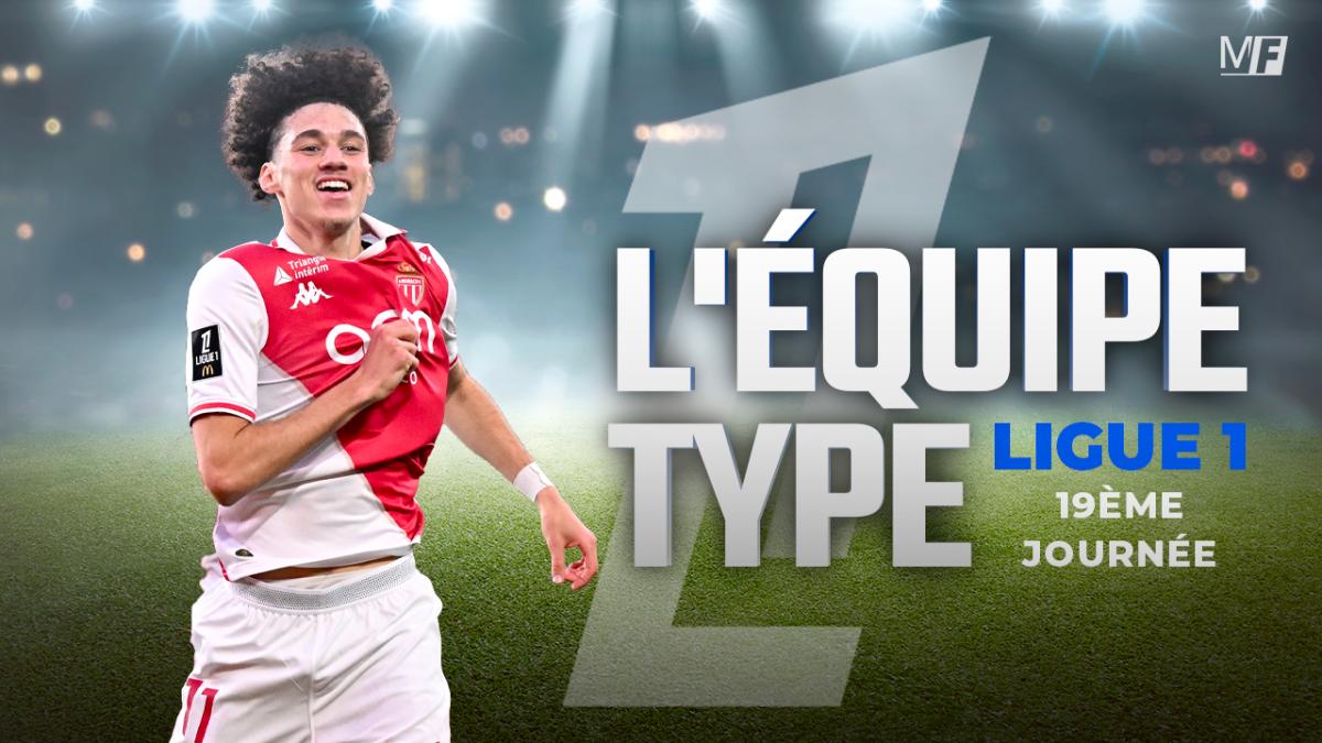 L'équipe-type de la 19ème journée de Ligue 1.