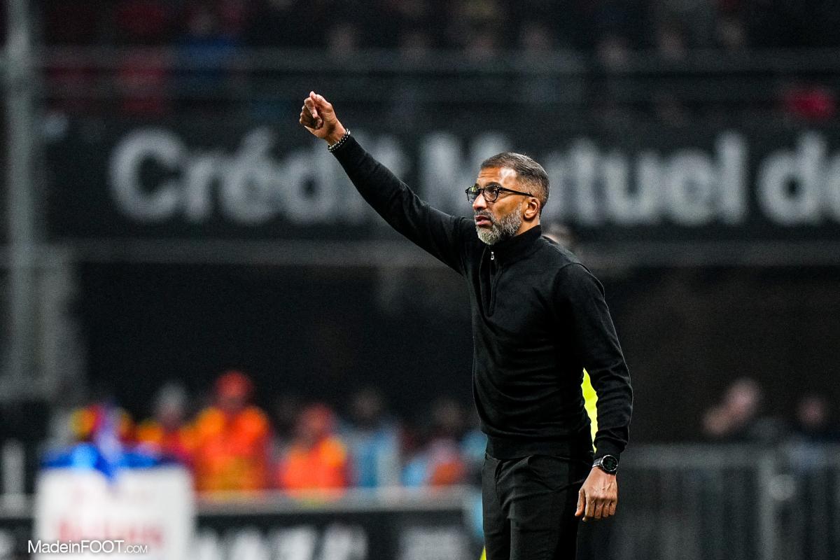 Habib Beye, coach de l'Olympique de Marseille