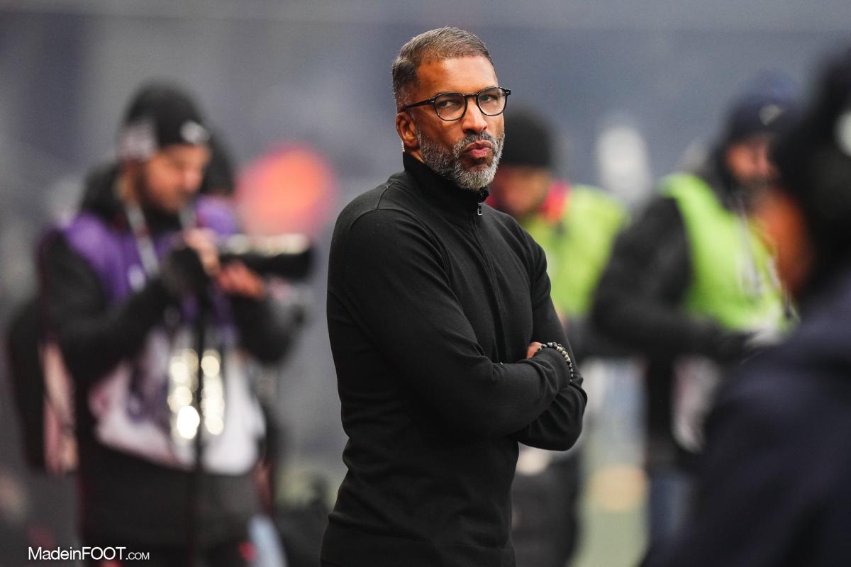 Habib Beye, entraîneur du Stade Rennais 