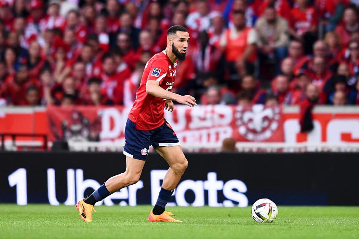 Nabil Bentaleb, le milieu de terrain du Lille OSC.