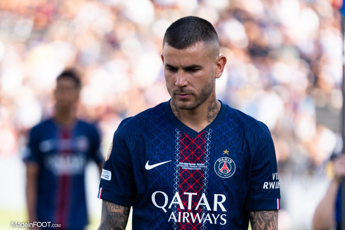 Lucas Hernandez avec le PSG